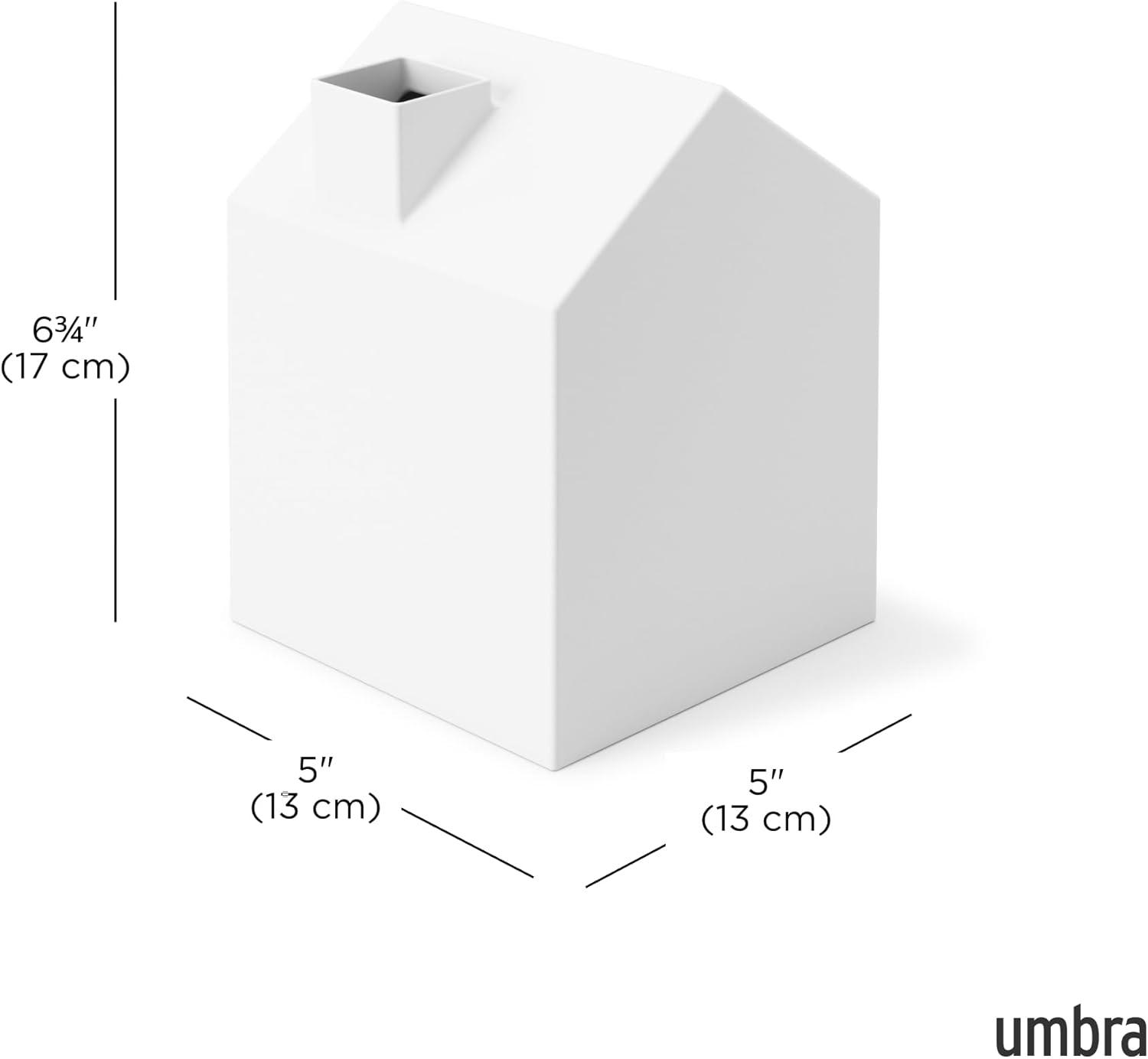 White House-Shaped Polypropylene Tissue Box Cover