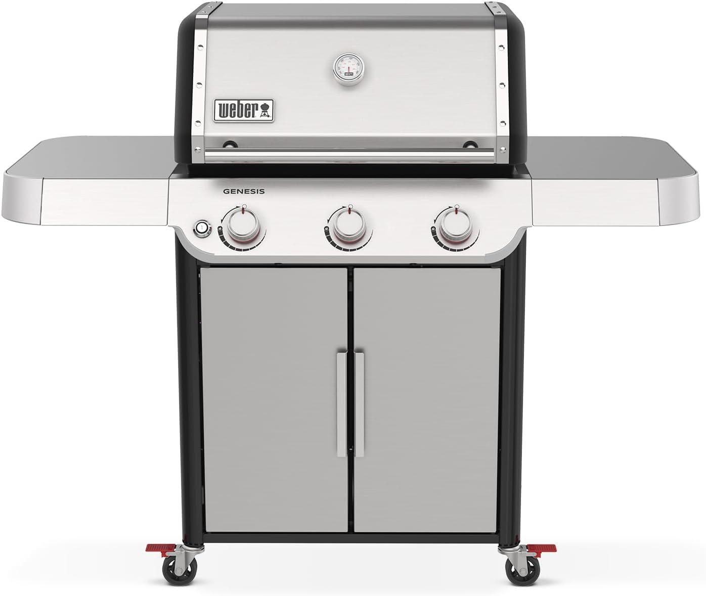 Weber Genesis S-315 3 Burner Liquid Propane Grill Stainless Steel