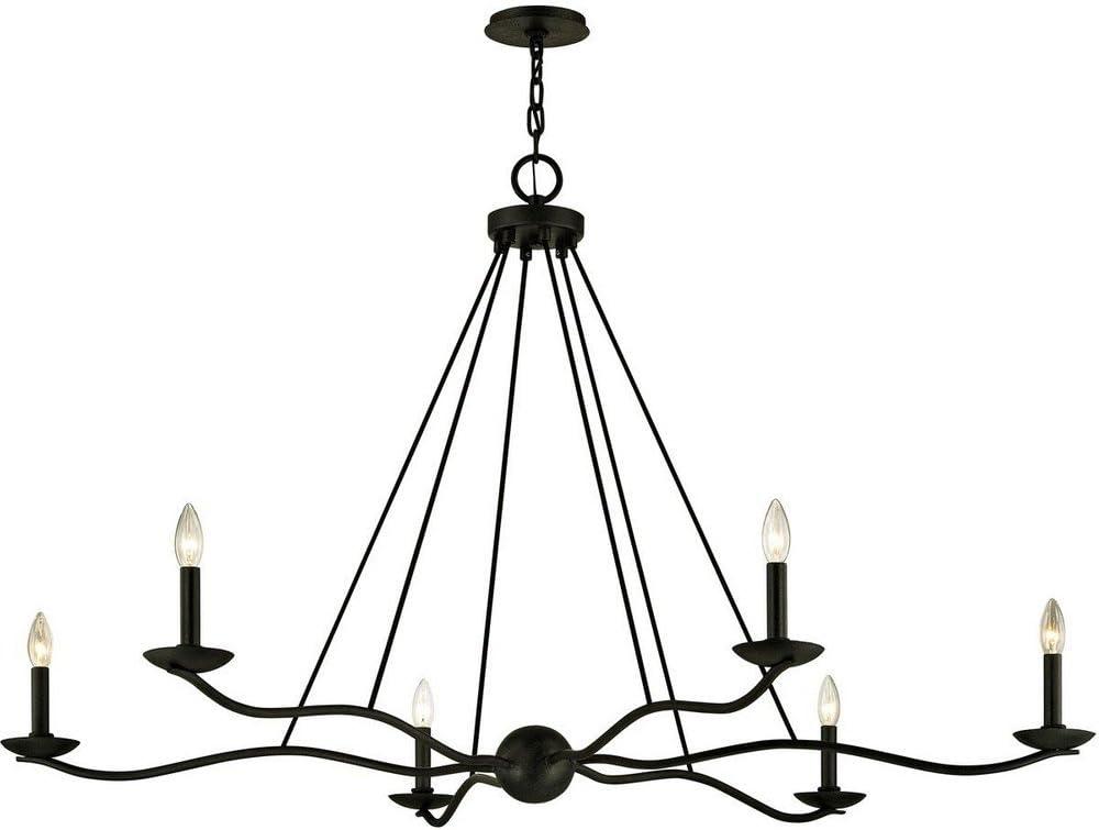 Atherton Chandelier - Black / Large