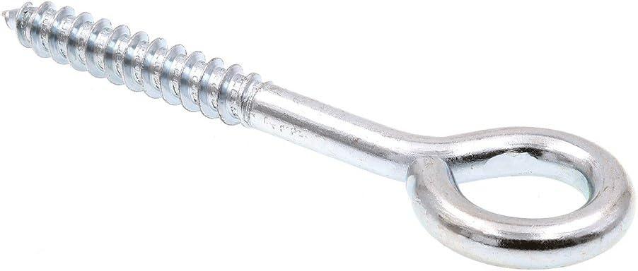Prime-Line 9067941 Screw Eye, Lag Thread, 3/8 in X 4-1/2 in, Zinc Plated Steel, Pack of 10