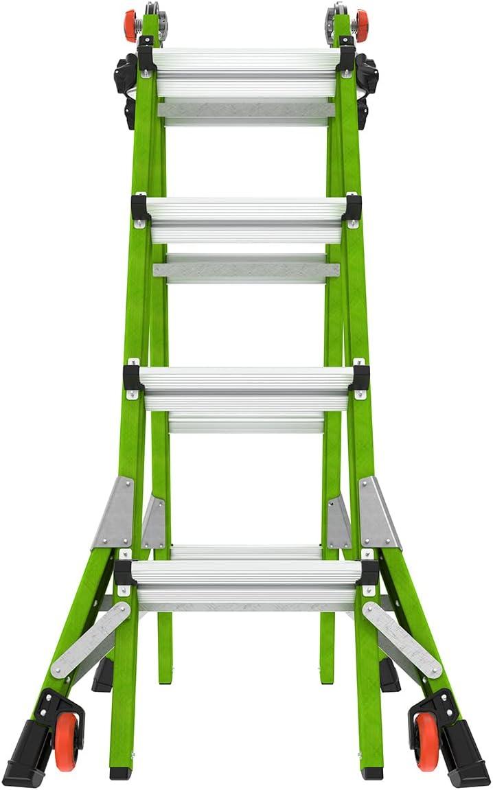 Little Giant Ladders Ladder,Fiberglass,4 to 7 ft H,300 lb Cap 16117-001