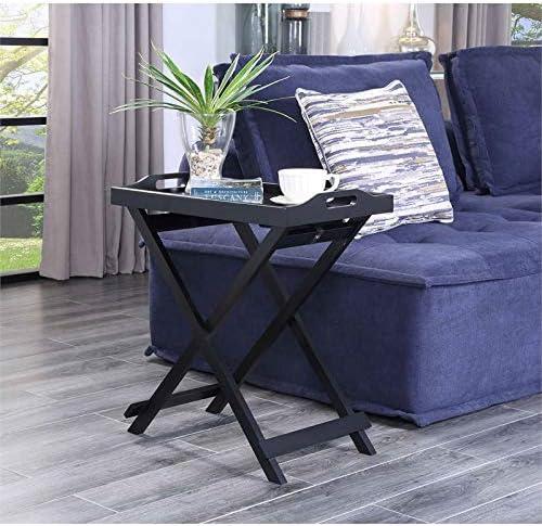 Convenience Concepts Designs2Go Folding Tray Table, Black