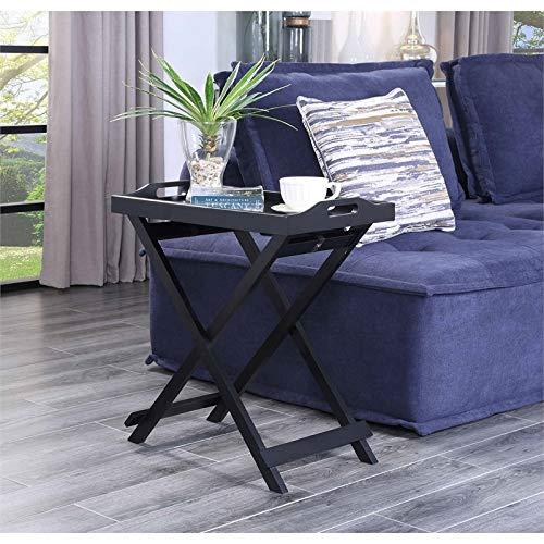 Convenience Concepts Designs2Go Folding Tray Table, Black