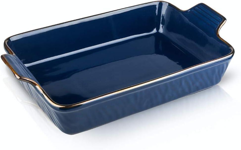 Aegean Blue Ceramic 9x13 Rectangular Baking Dish