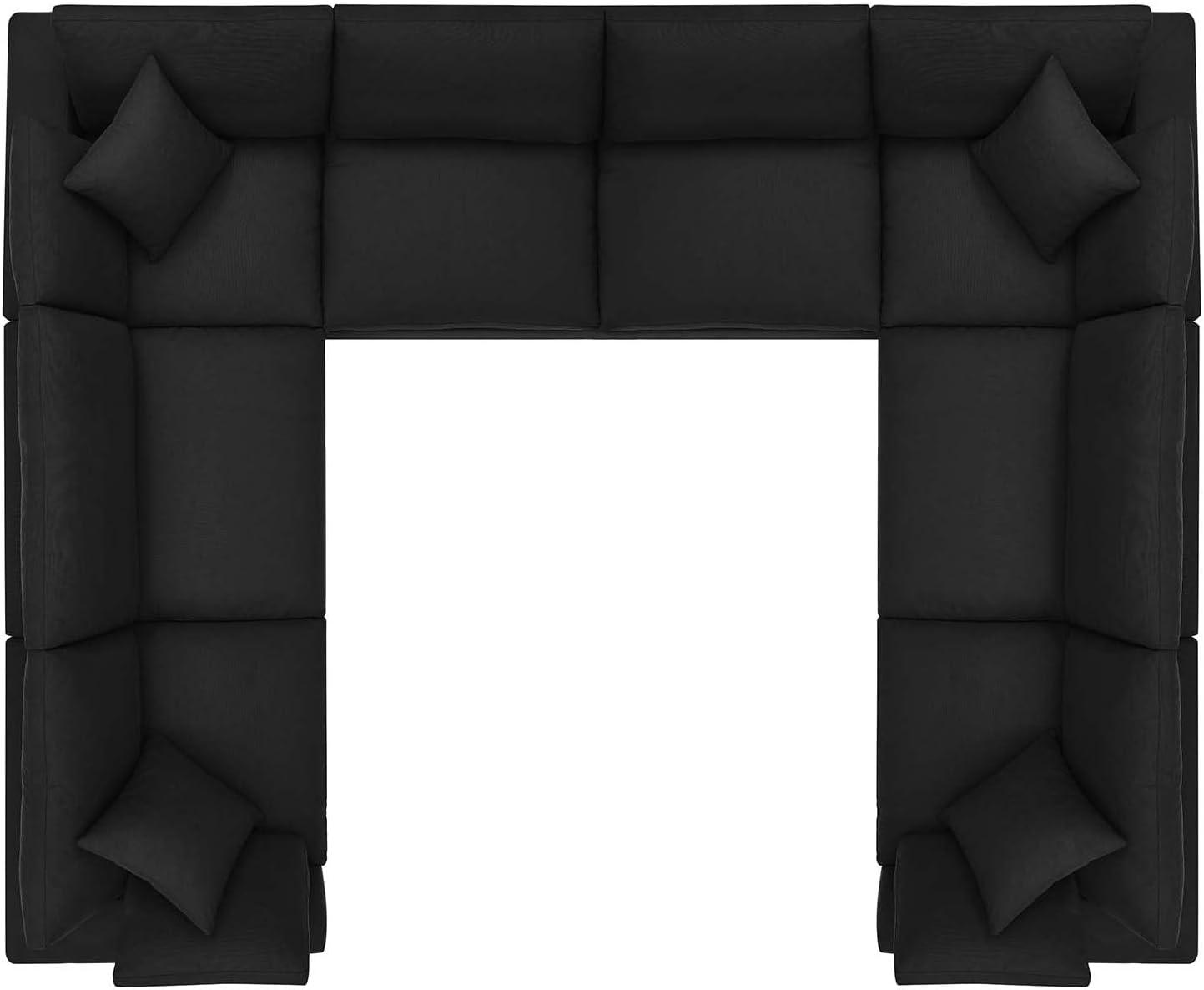 Modway Copper Grove Hrazdan Down-filled Over-stuffed 8-piece Sectional Sofa Set