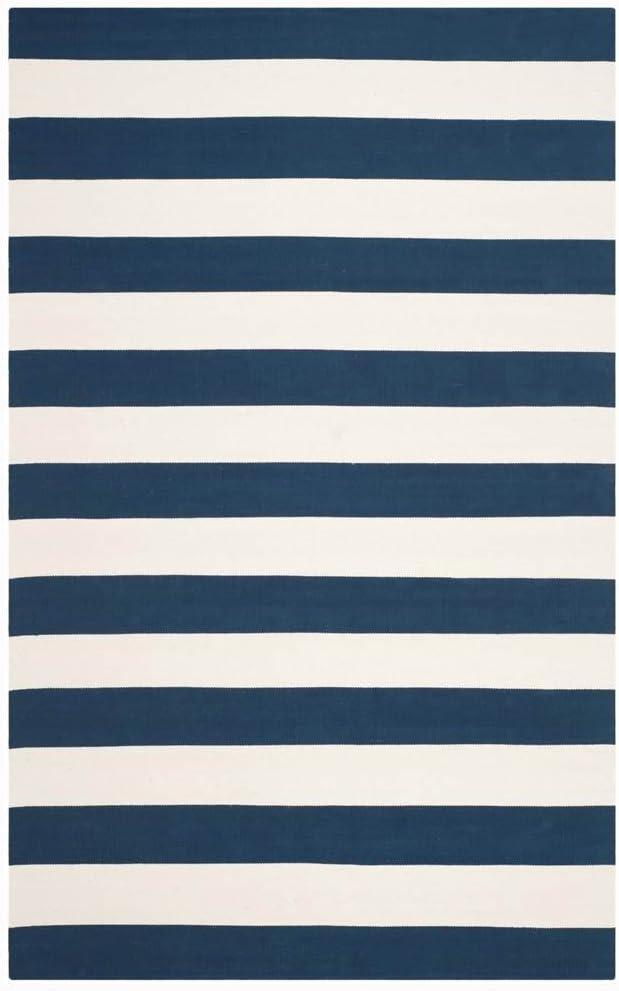 Montauk MTK712 Hand Woven Indoor Area Rug - Navy/Ivory - 9'x12' - Safavieh