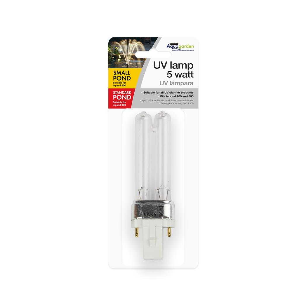 Aquagarden Pennington Aquagarden, Inpond & Awesome Pond UVC Replacement Lamp - 5 Watt , Fits the 200 & 300 & 450 Gallon Models