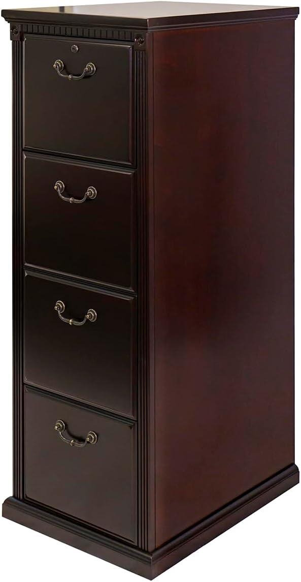 Huntington Two Wood Drawer Lateral File Cabinet Office Storage File Cherry
