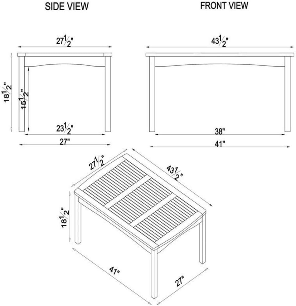 Lyndon Wooden Coffee Table