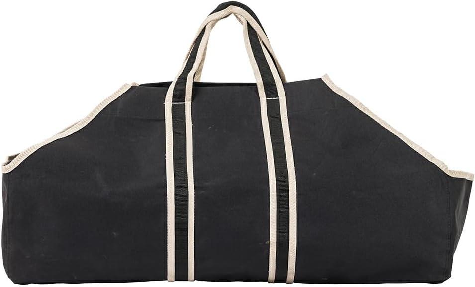 Modern Ember 36.5" L x 18" W Black Log Carrier Bag - Black, B00020BK