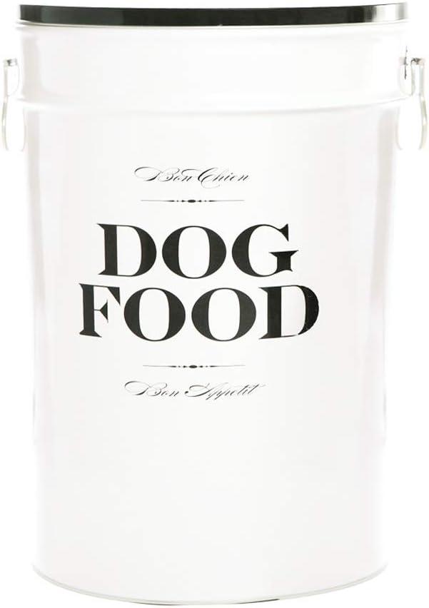 Large Airtight Metal Dog Food Storage Canister