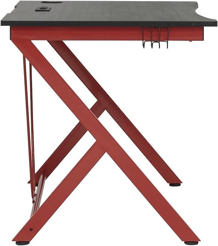 Quest for  PC Gaming, Computer Desk With Charging Station, Cup And Headphone Holder