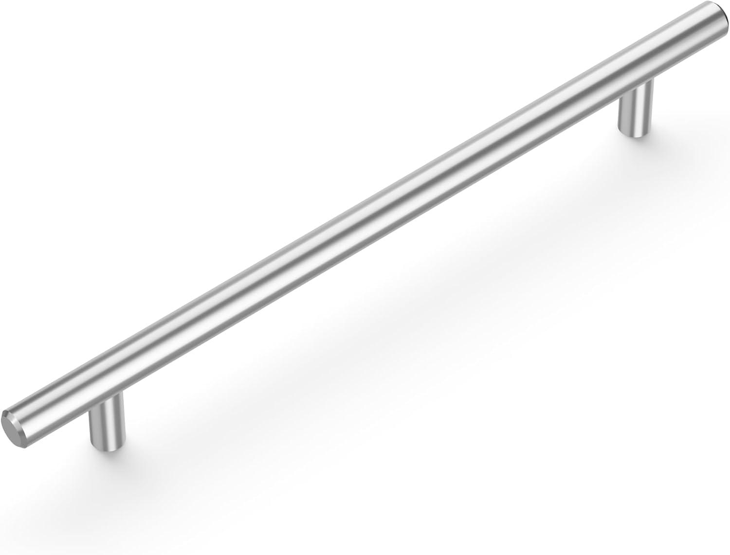 10-Inch Chrome Modern Bar Pull Handle with Mounting Hardware