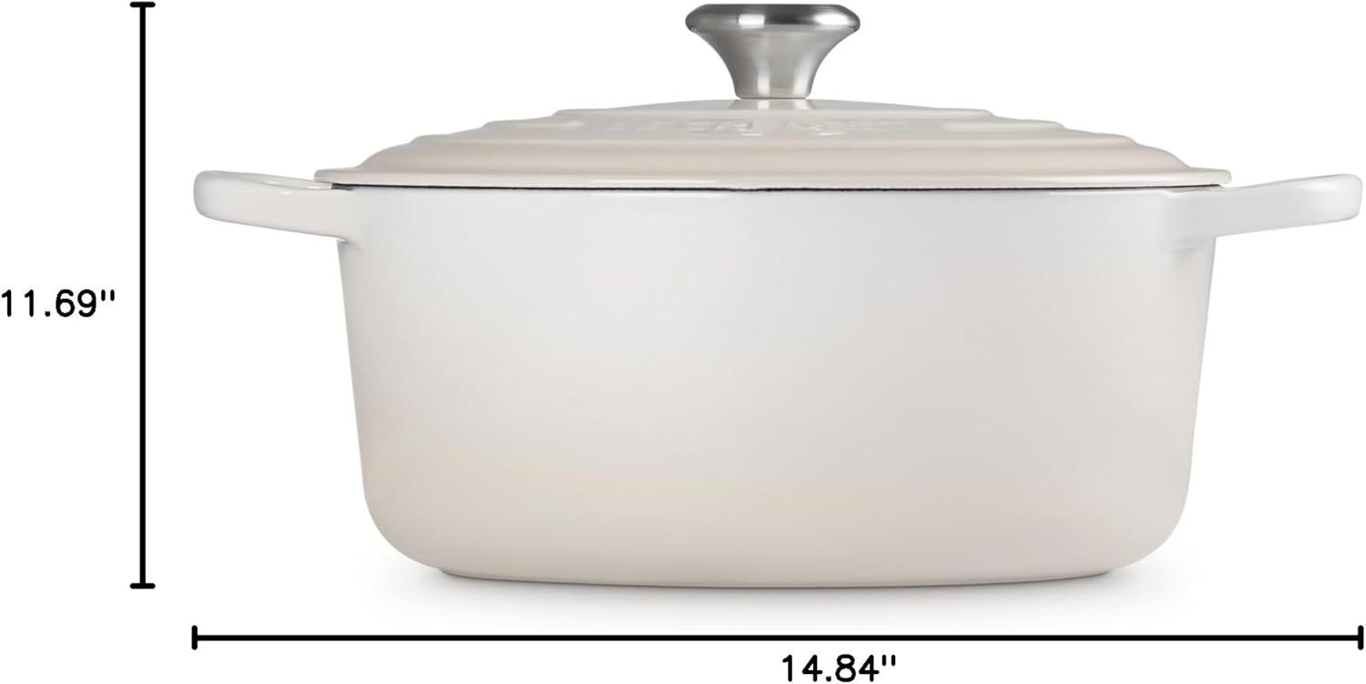 Le Creuset Signature Enameled Cast Iron Round Dutch Oven with Lid