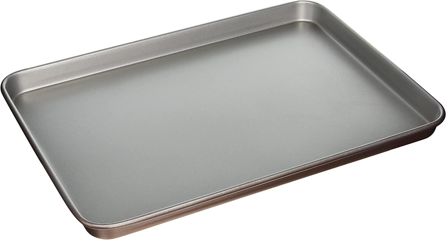 Cuisinart Chef's Classic 17" Non-Stick Bronze Color Baking Sheet - AMB-17BSBZ: Large Rimmed Cookie Sheet Pan