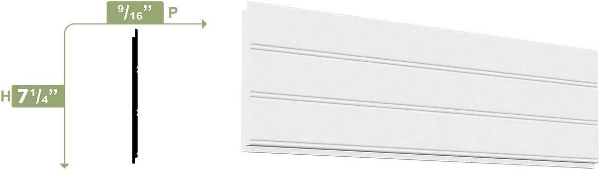 Ekena Millwork 96" Reversible Wainscoting (Set of 4) (Set of 4)