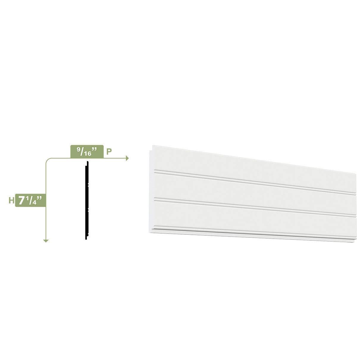 Ekena Millwork 96" Reversible Wainscoting (Set of 4) (Set of 4)