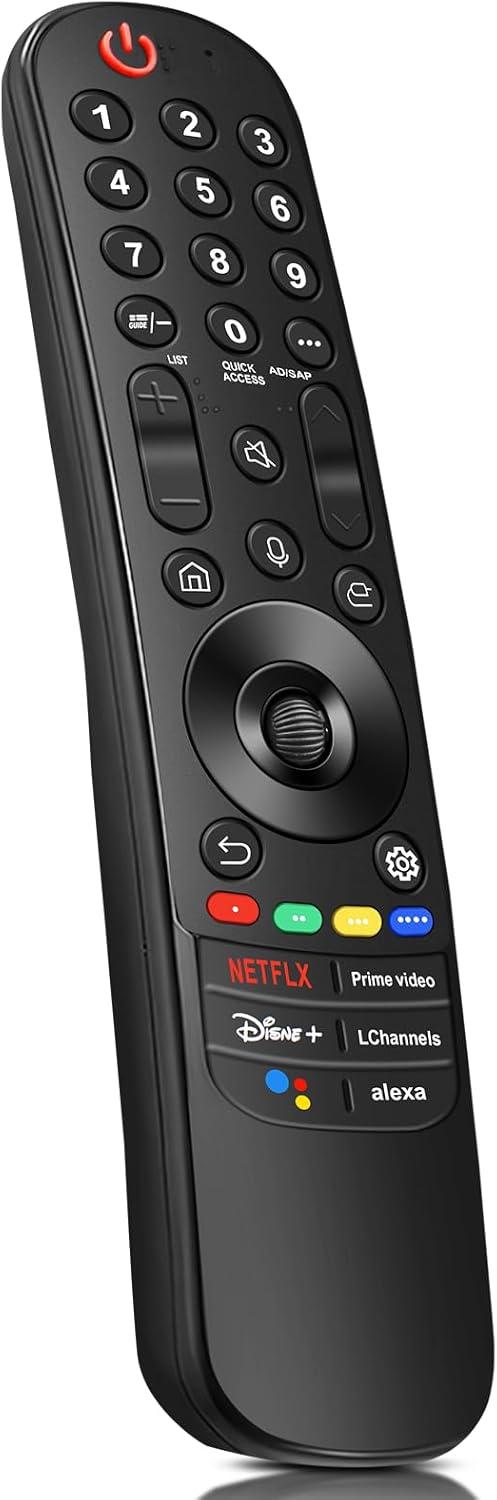 Black Voice Remote Control for LG Smart TV with Pointer and Voice Function