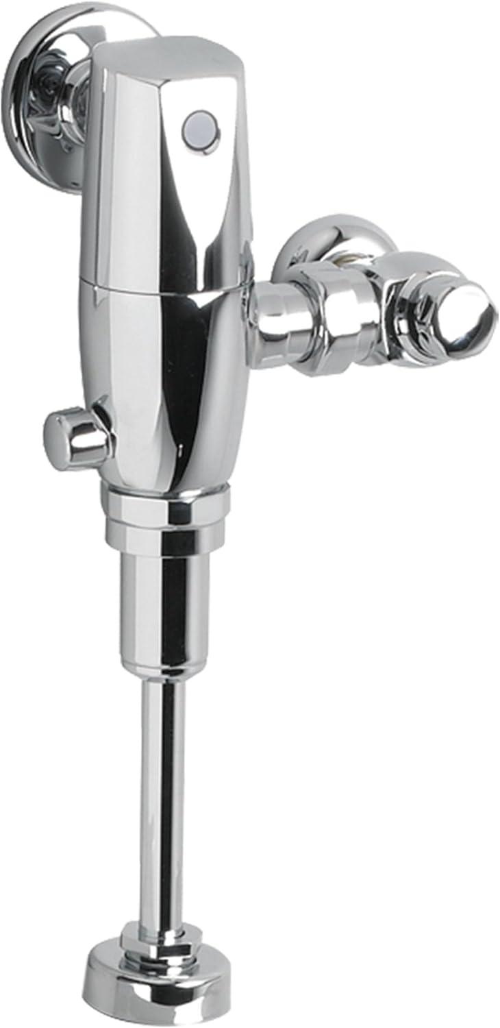 Chrome Electronic Wall Mounted Urinal Flush Valve