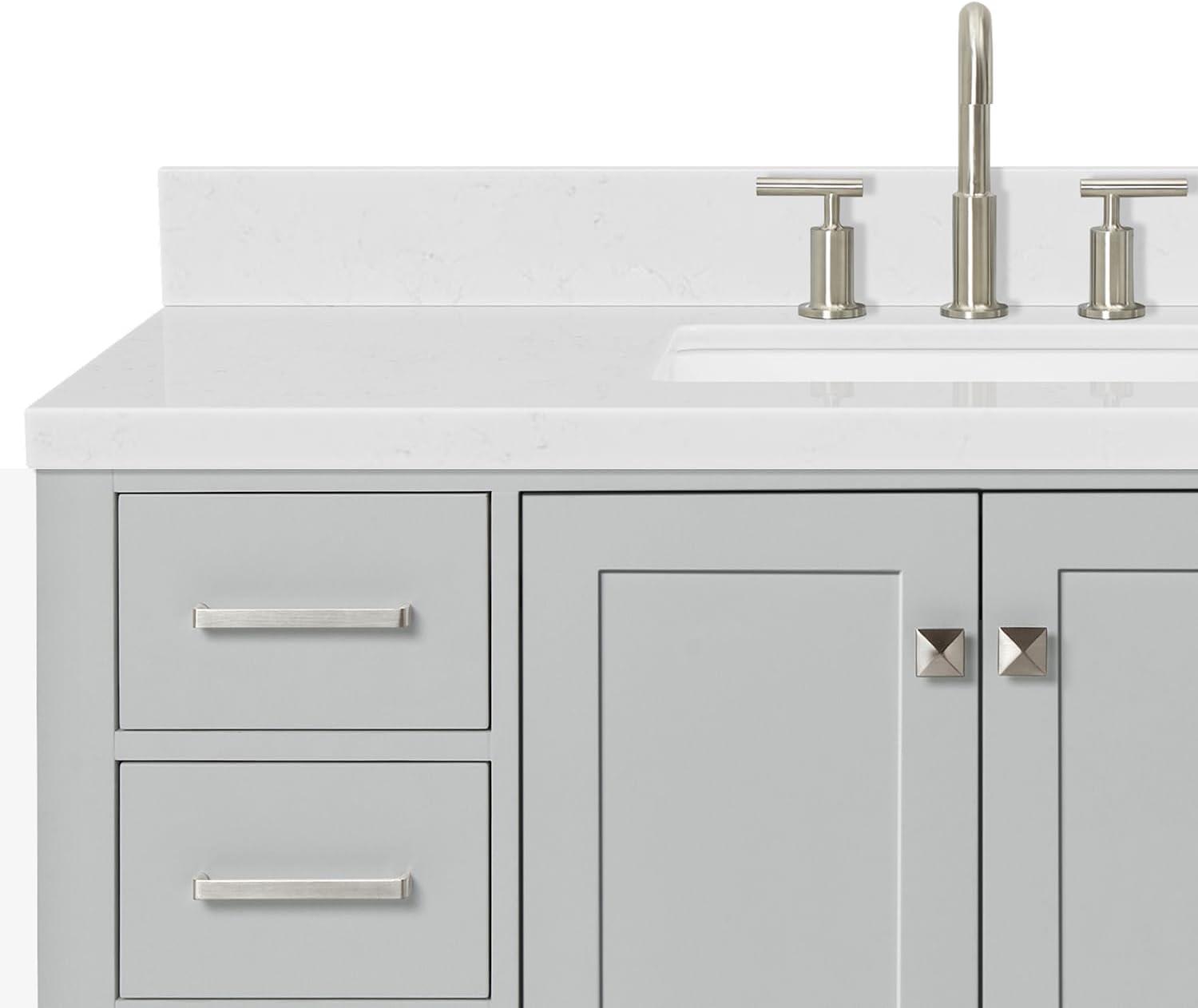 Ariel A049s-Bc Cambridge 48" Single Free Standing Vanity Cabinet Only - Grey