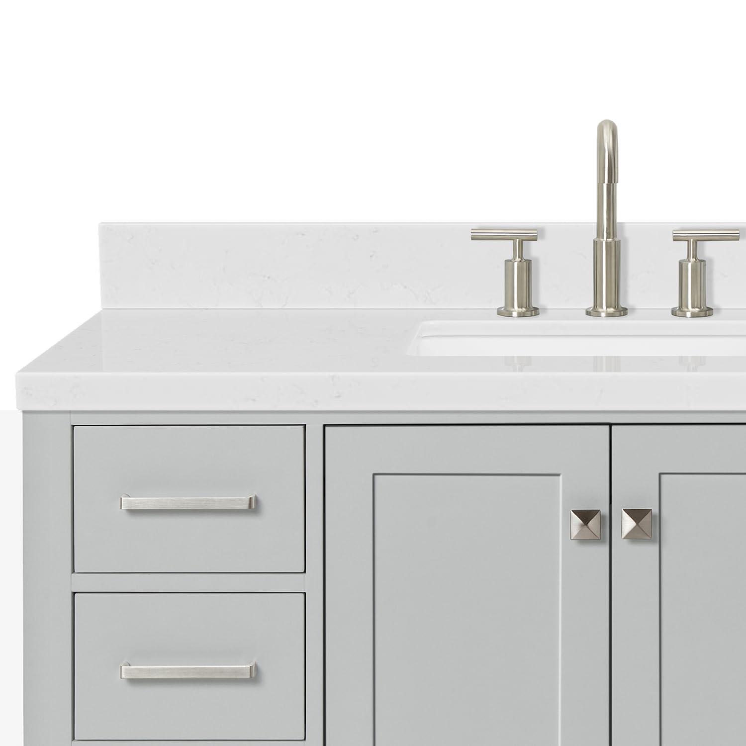 Ariel A049s-Bc Cambridge 48" Single Free Standing Vanity Cabinet Only - Grey