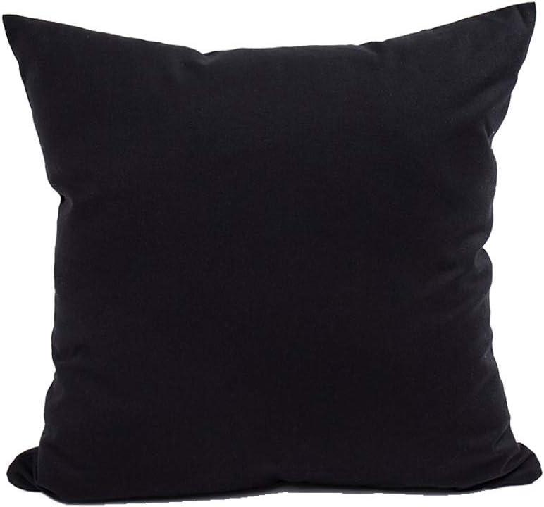 4pk 18"x18" Gingham Buffalo Check Assorted Square Throw Pillow Covers Black/White - Design Imports: Cotton, Machine Washable