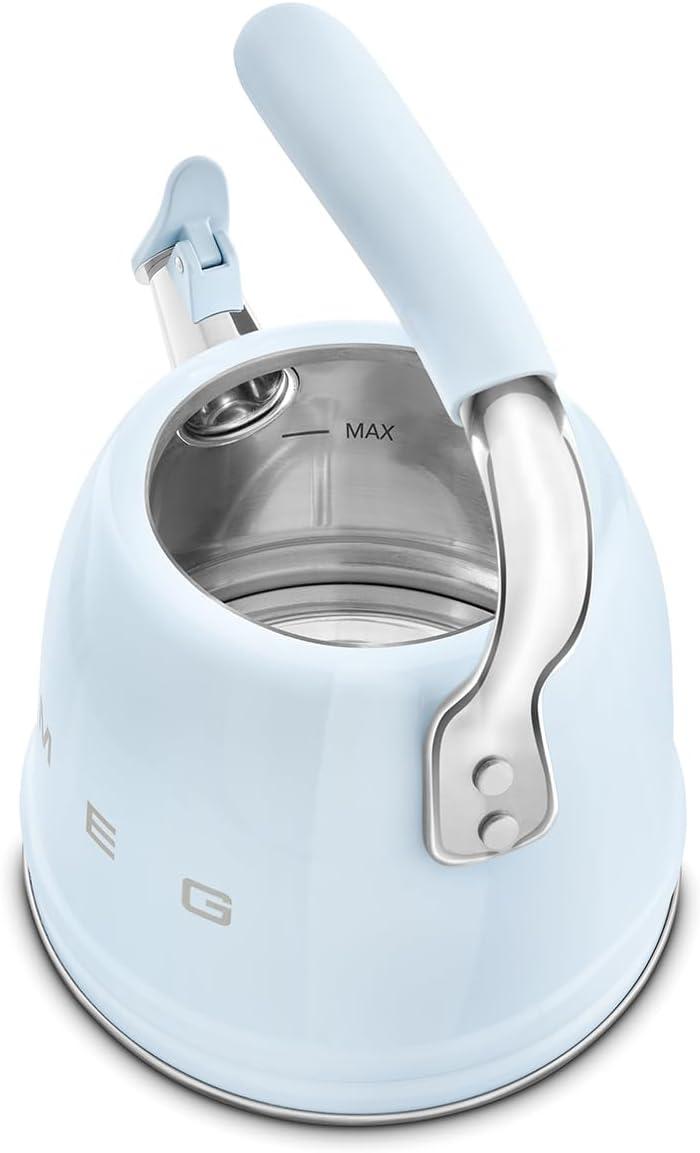 SMEG Pastel Blue Whistling Stovetop Kettle