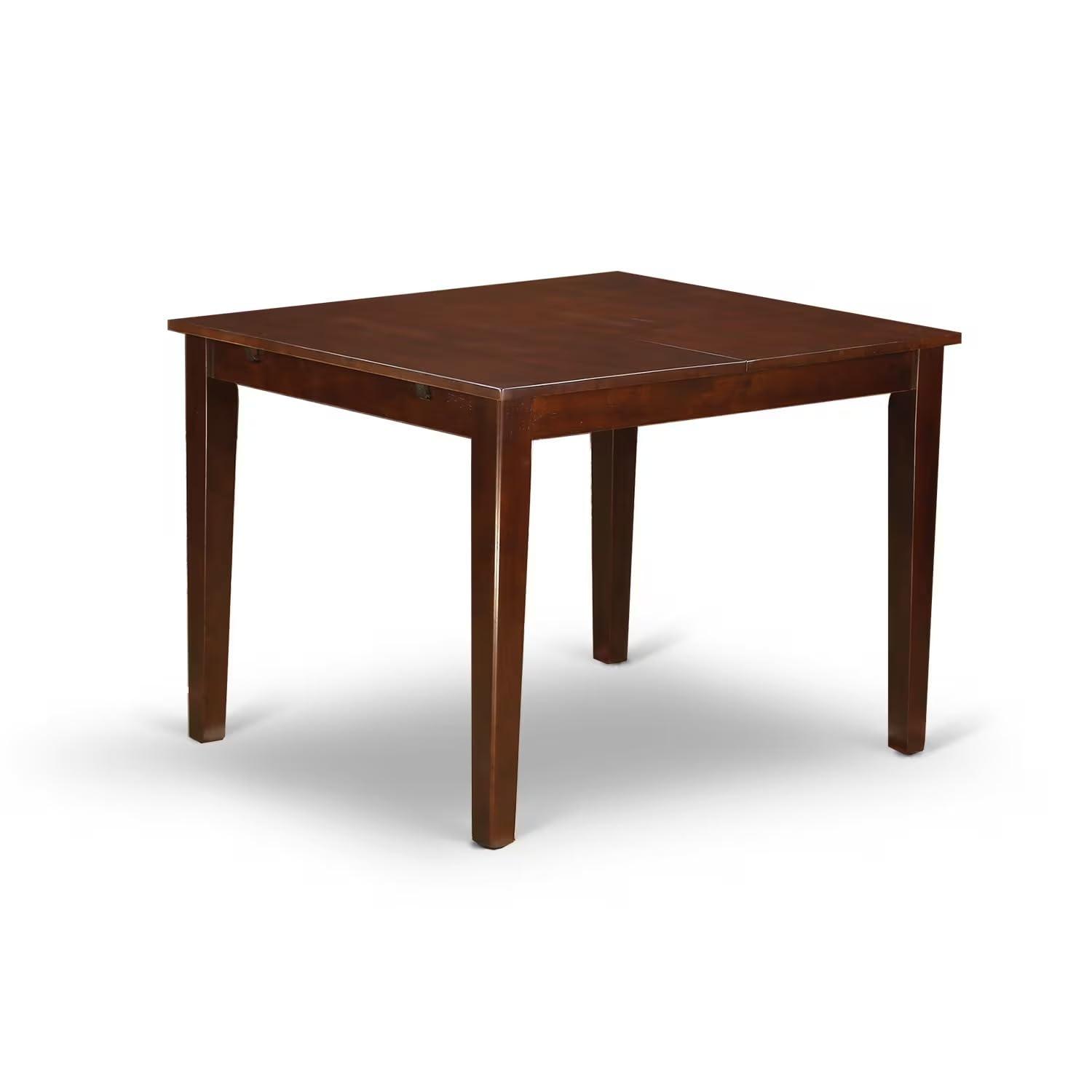 East West Furniture  7 Piece Dining Table Set- A Rectangle Wooden Table and 6 Dining Chairs, Mahogany (Seats Options) MLNO7-MAH-W