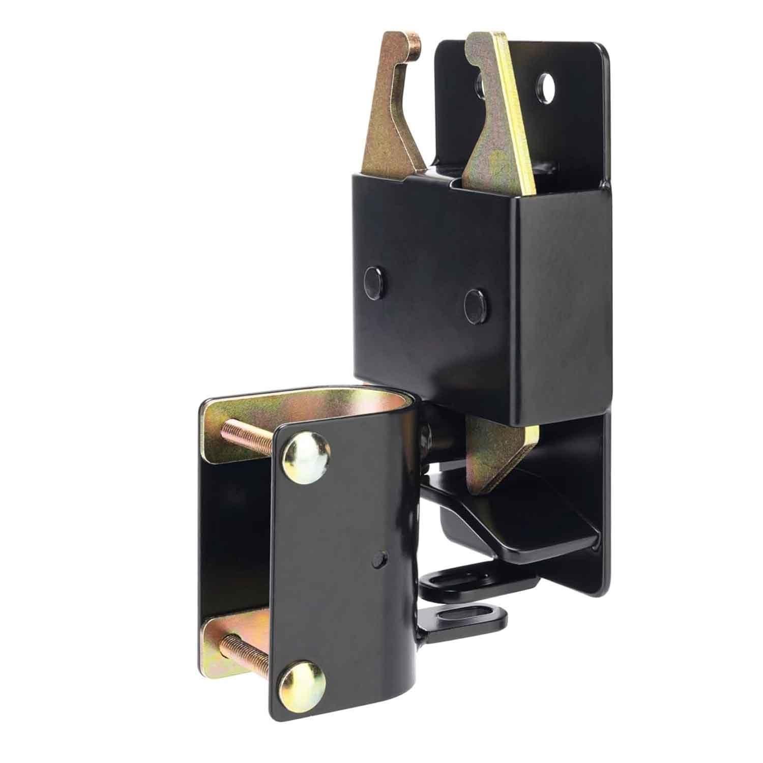 Black Steel Manual Gate Latch for Chain Link Fence