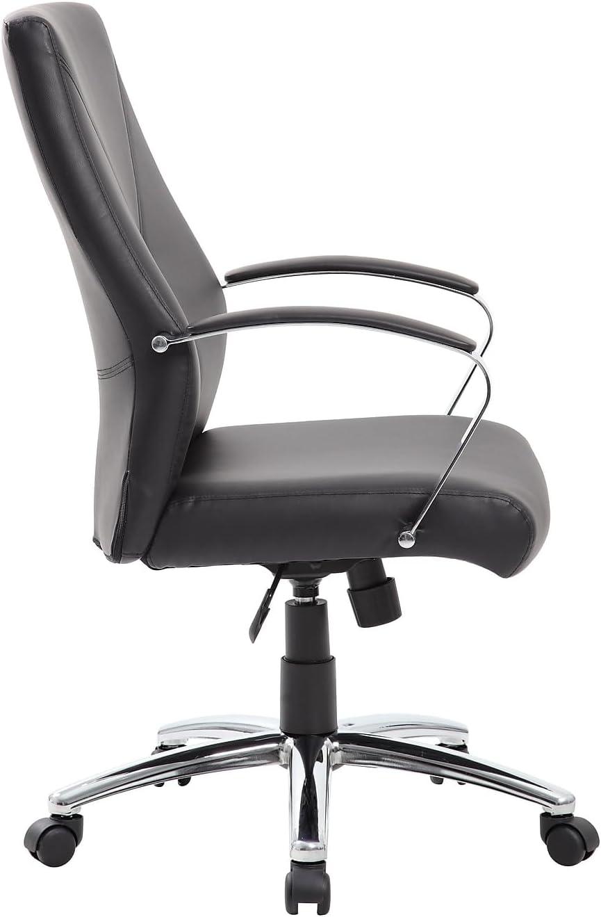 Boss Office Products Leather Conference Chair