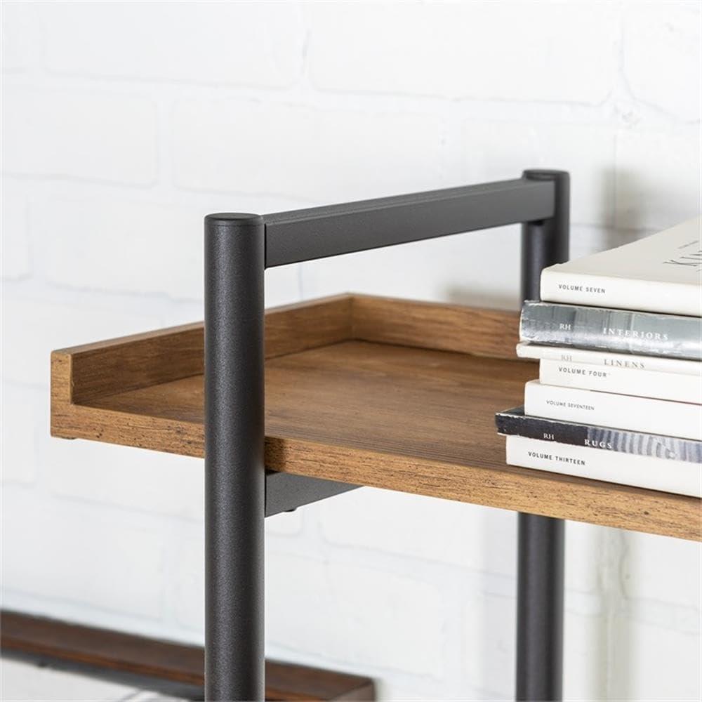 Urban Driftwood 68" Industrial Pipe 5-Shelf Bookcase