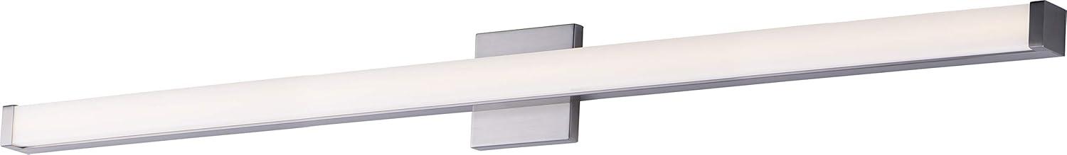 -Led Bath Vanity Light-Minimalistic Contemporary Style-Satin Nickel Finish-48 Inch Size Maxim Lighting 52008Sn