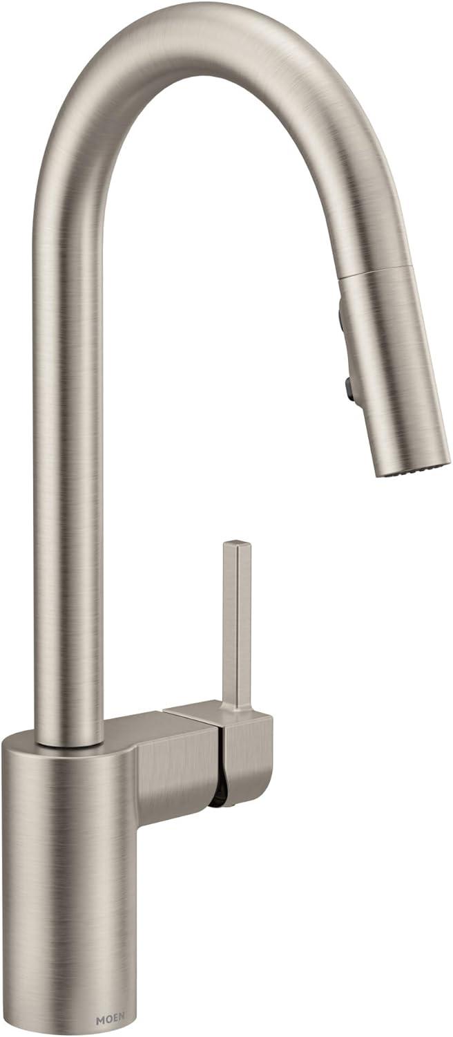 Moen Align One Handle Modern Kitchen Pulldown Faucet with Reflex and Power Clean Technology