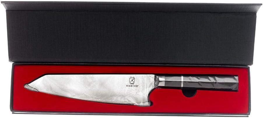 8-Inch High Carbon Steel Chef's Knife with Black Wood Handle