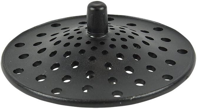 Daiosportswear Sink Strainer Kitchen Drain Household Black Stainless Steel Sink Filter Basket Sink Plug Vegetable Basin Water Blocking Accessories
