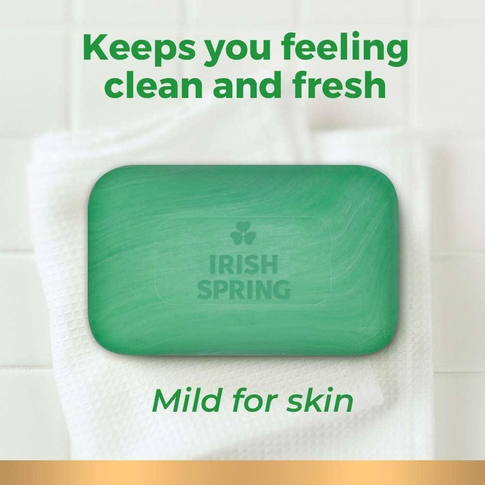 Irish Spring Original Clean Antibacterial Deodorant Bar Soap, 3 Pack