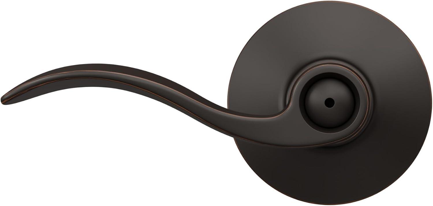 Accent Privacy Door Lever with Rosette