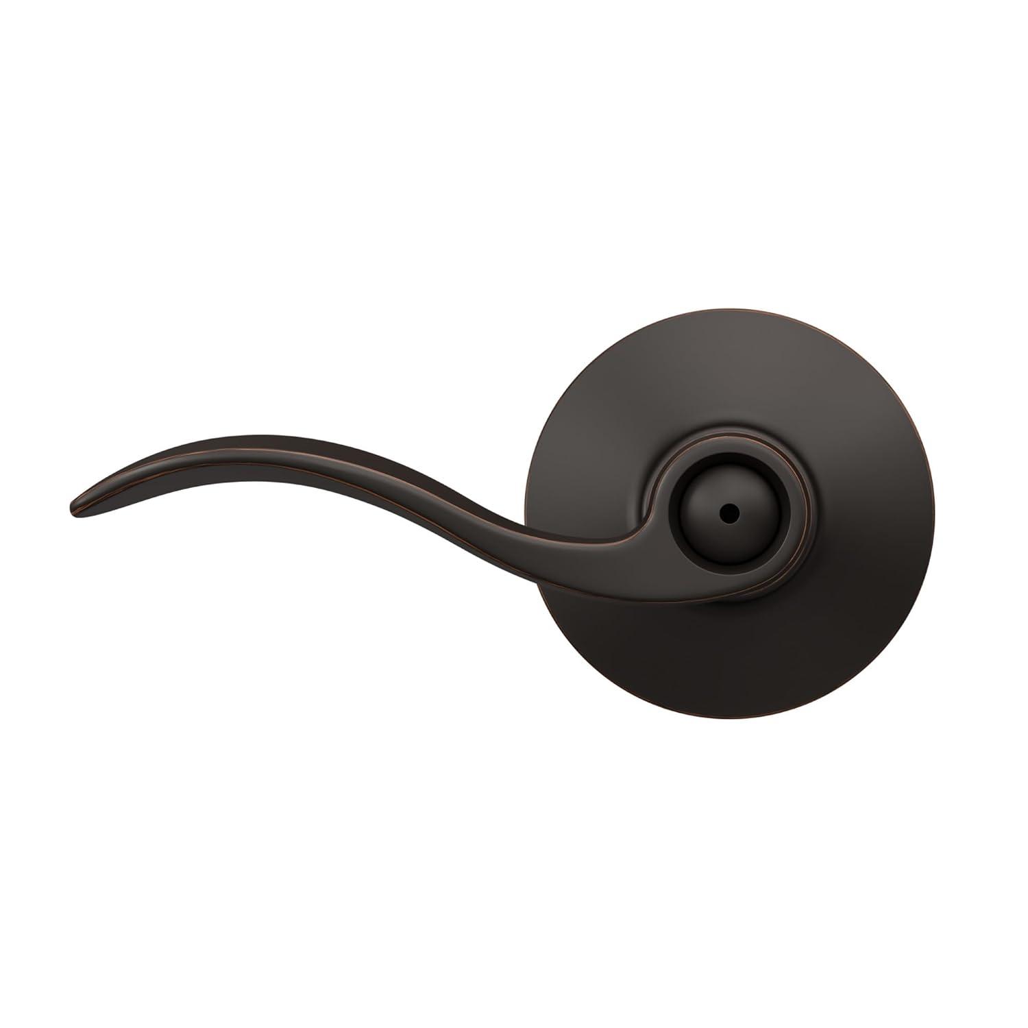 Accent Privacy Door Lever with Rosette