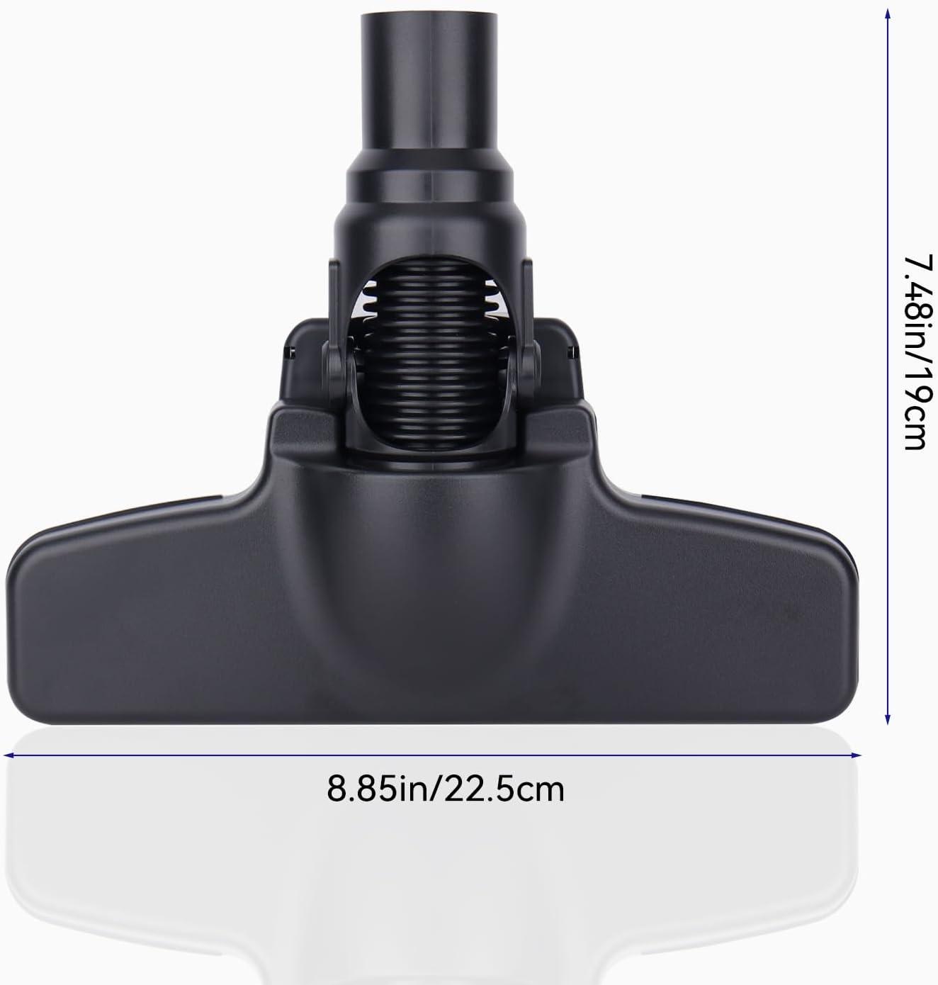 1.25'' Vacuum Turbo Brush Head for Small Shop Vac Accessories- Pet Hair Removal Vacuum Attachment - Work on Low Carpet, Wood Floor, Tile Floor