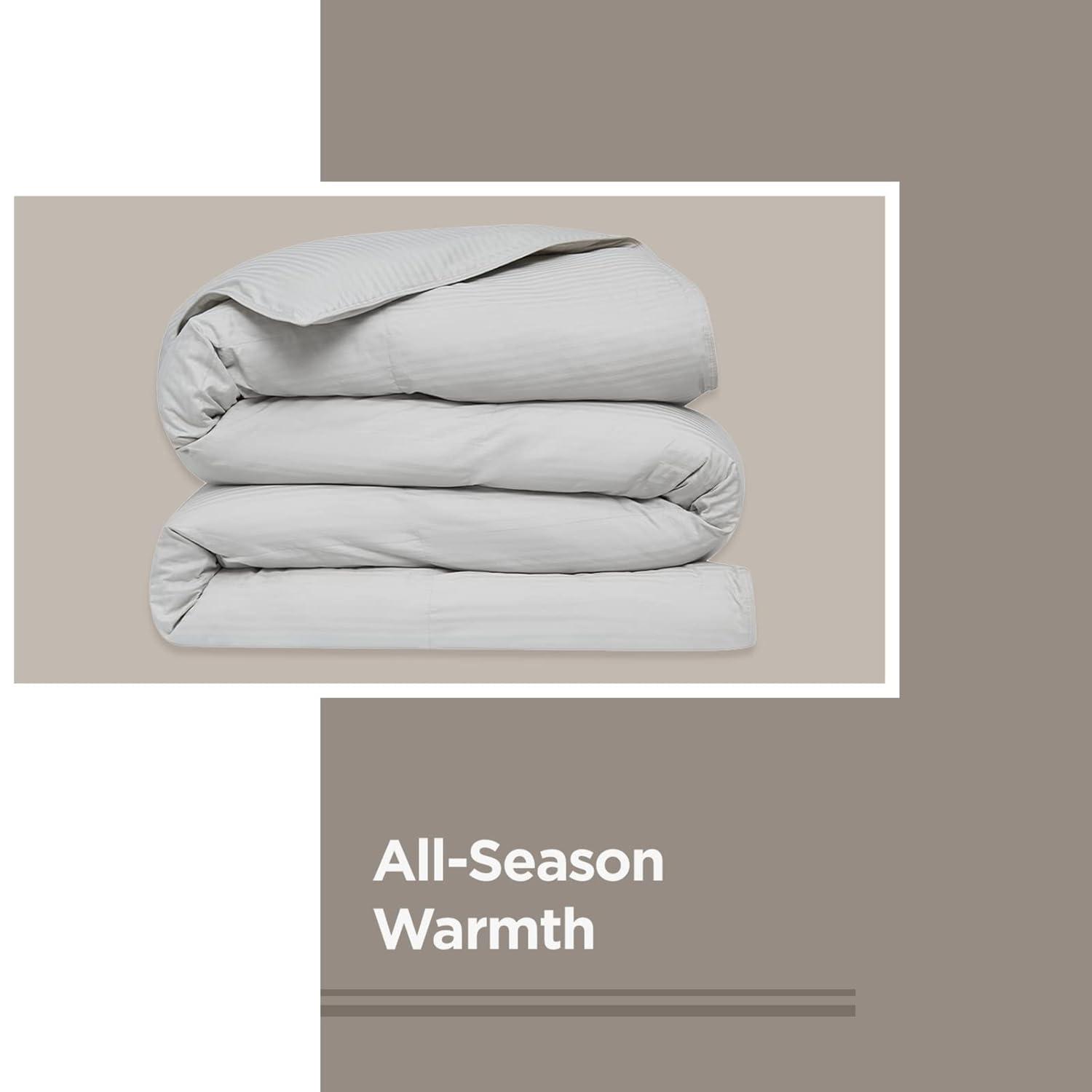 Downlite Colossal King Oversized 120" x 120" King Down Alternative Comforter - White Color