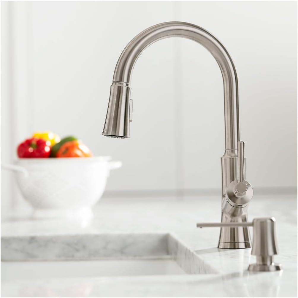 Stainless Steel Optic Kitchen Sink Soap Dispenser