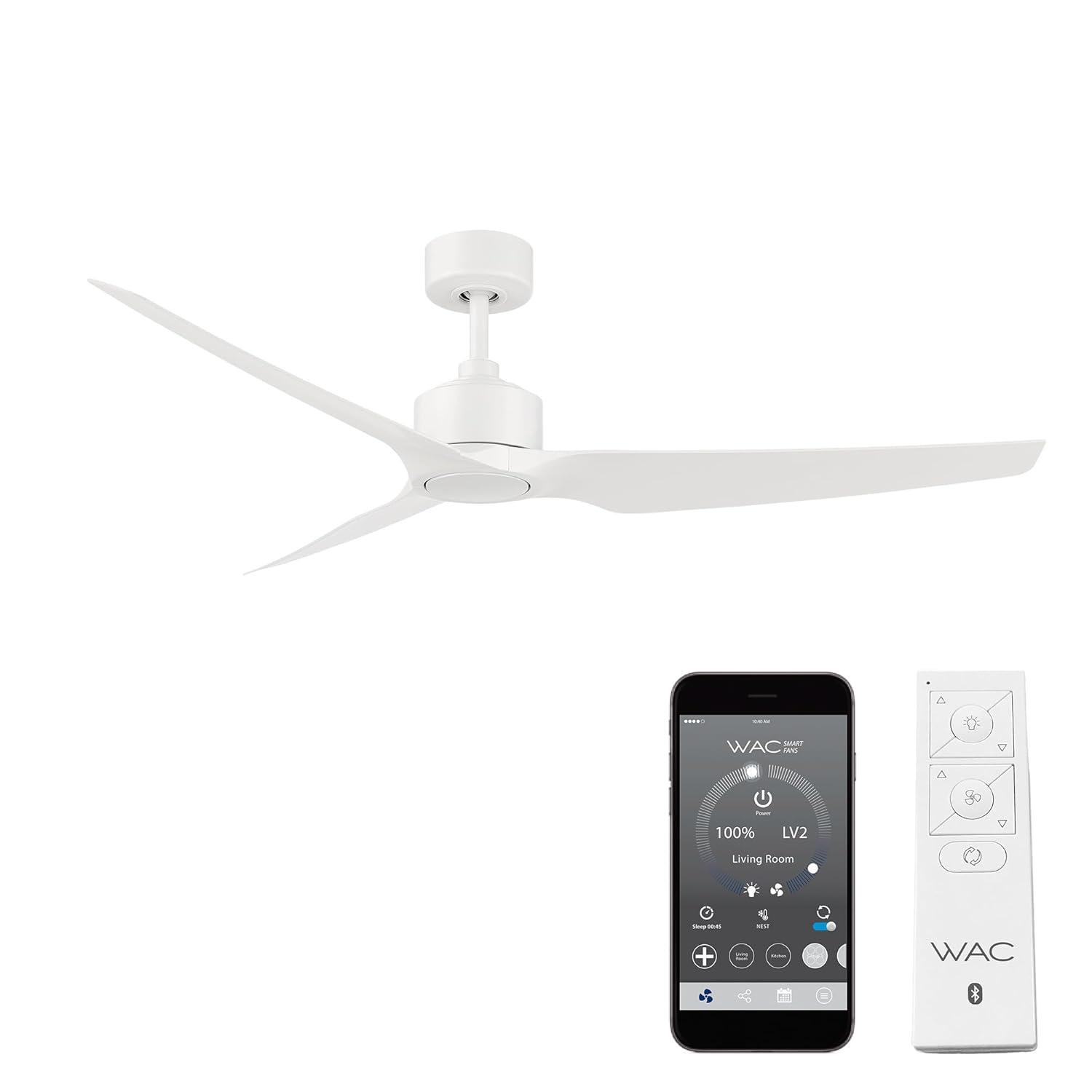 60" Stella 3 - Blade Outdoor/Indoor Smart Ceiling Fan with Remote Control Included, Works With Google Assistant, Amazon Alexa, Samsung Smart Things