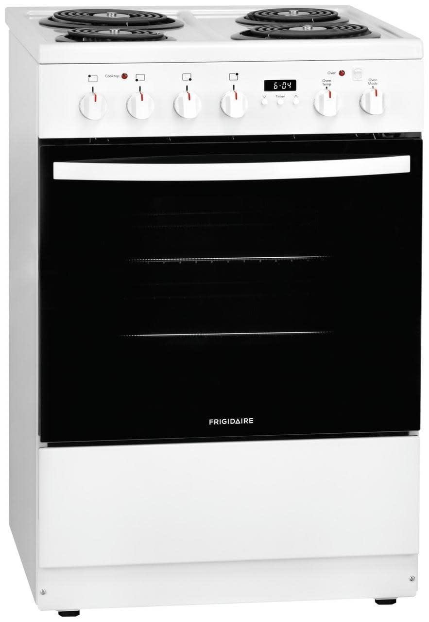 FRIGIDAIRE FFEH2422UW 24" freestanding coil electric range