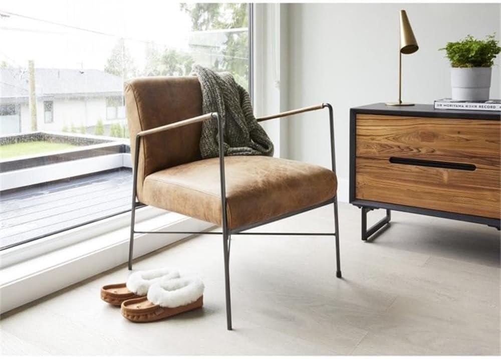 Ivie Leather Accent Chair