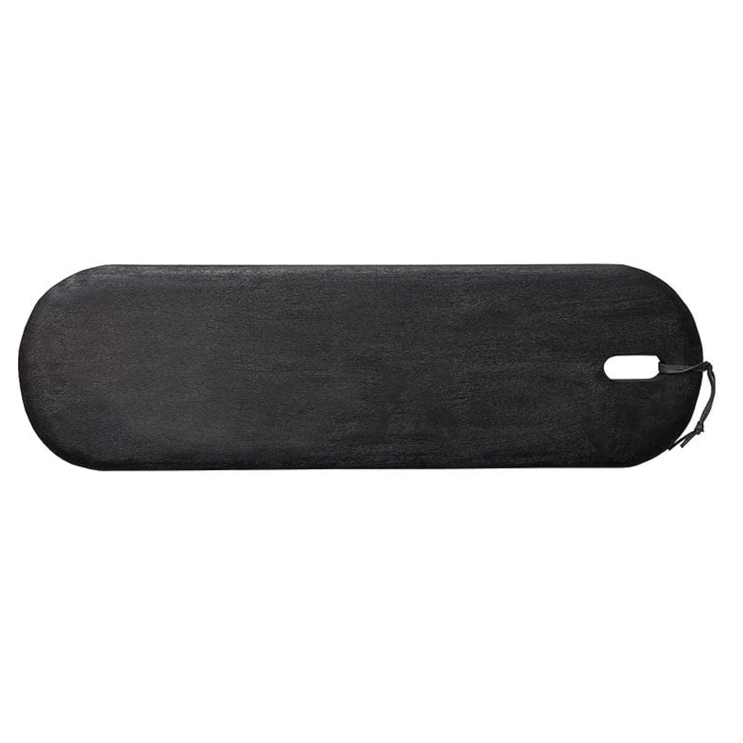 Santa Barbara Design Studio Cutting Boards and Serving Trays Charcuterie Paddle Board, Large, Black