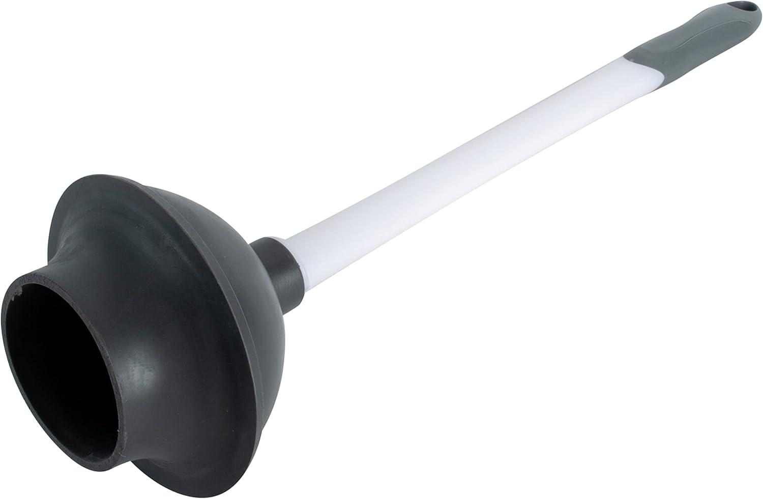 Bath Bliss 2-in-1 Bowl Brush & Plunger White