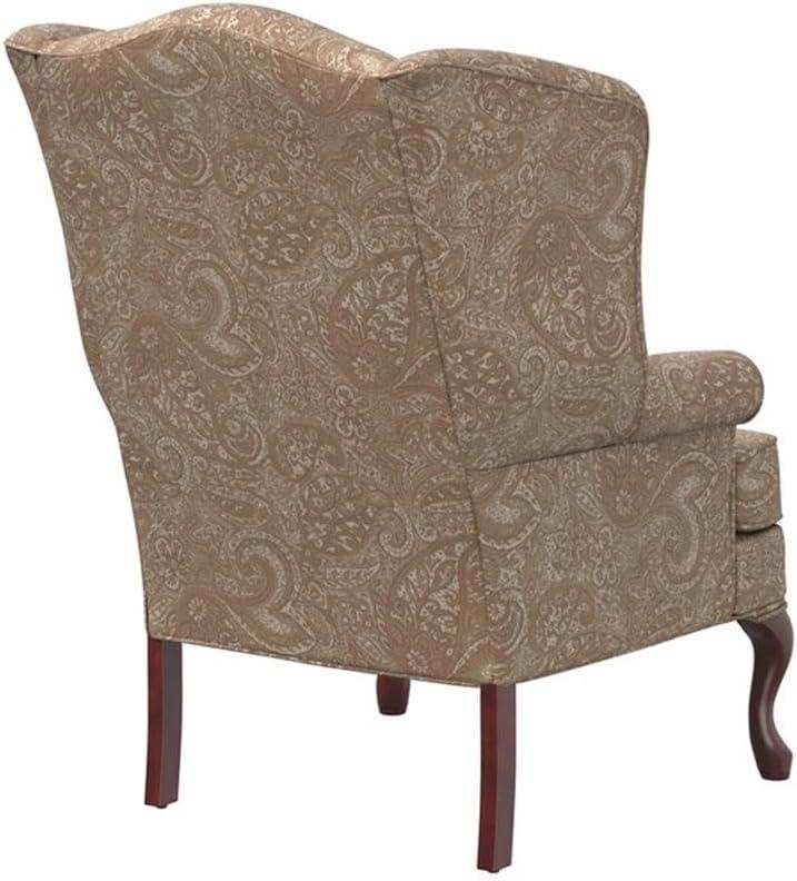 Comfort Pointe Paisley Traditional Wingback Accent Chair