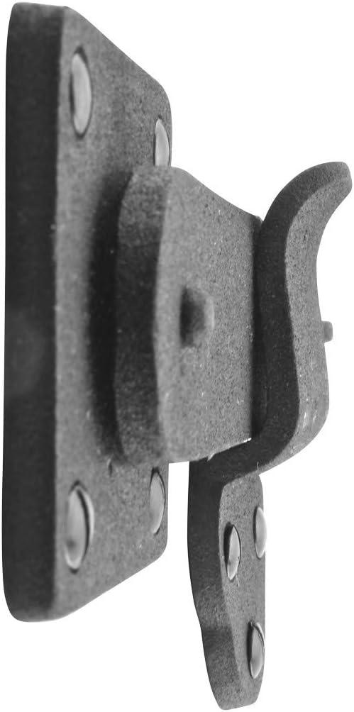 Black Wrought Iron Cabinet Barn Door Gate Latch with Screws