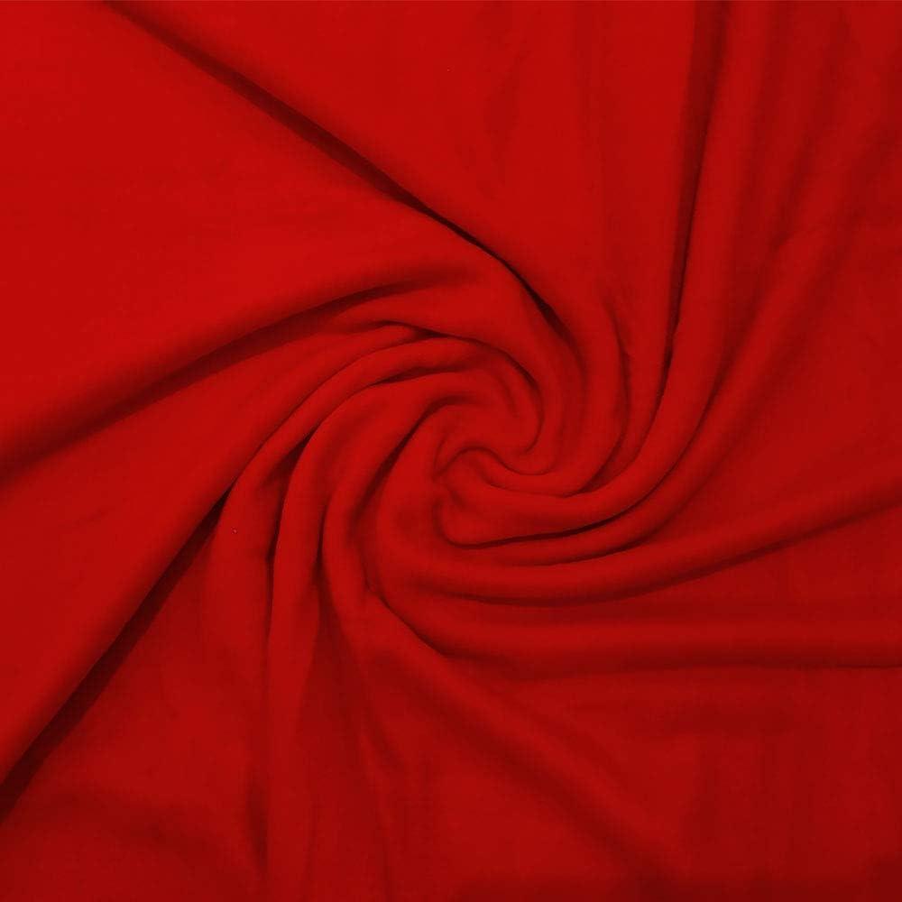 Single Solid Color Hypoallergenic 60”L x 50”W Fleece Throw Blanket for Fall, Winter, Spring, Summer, Men, Women, Children & Pets in Red