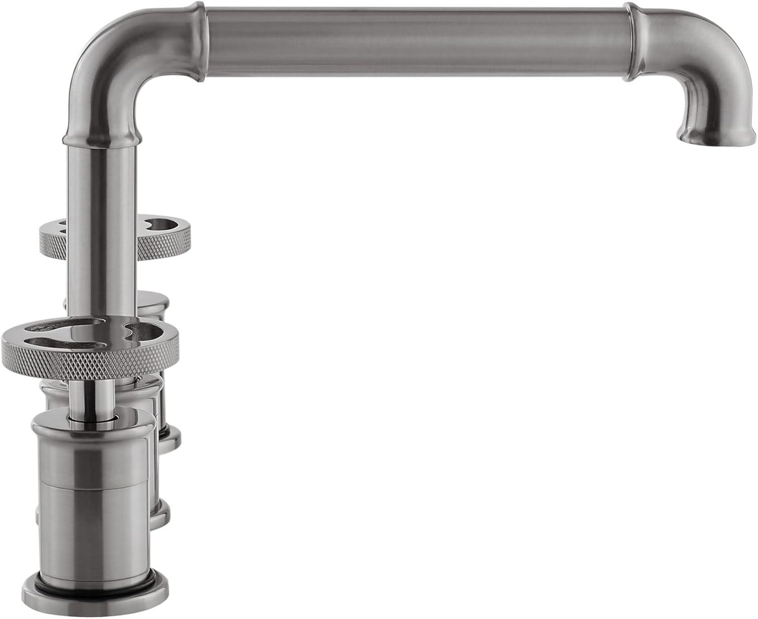 Avallon 8 in. Widespread, 2-Handle Wheel, Bathroom Faucet